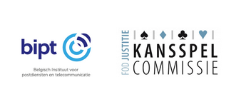 logo BIPT + logo Kansspelcommissie